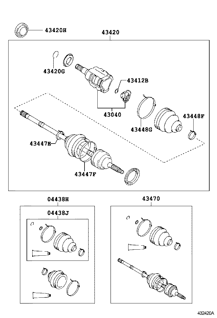 90311-35060 OIL SEAL, FRONT DRIVE SHAFT, RH product image