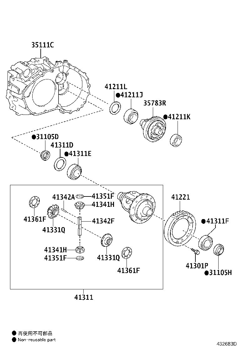 35105-33012 HOUSING, TRANSAXLE product image
