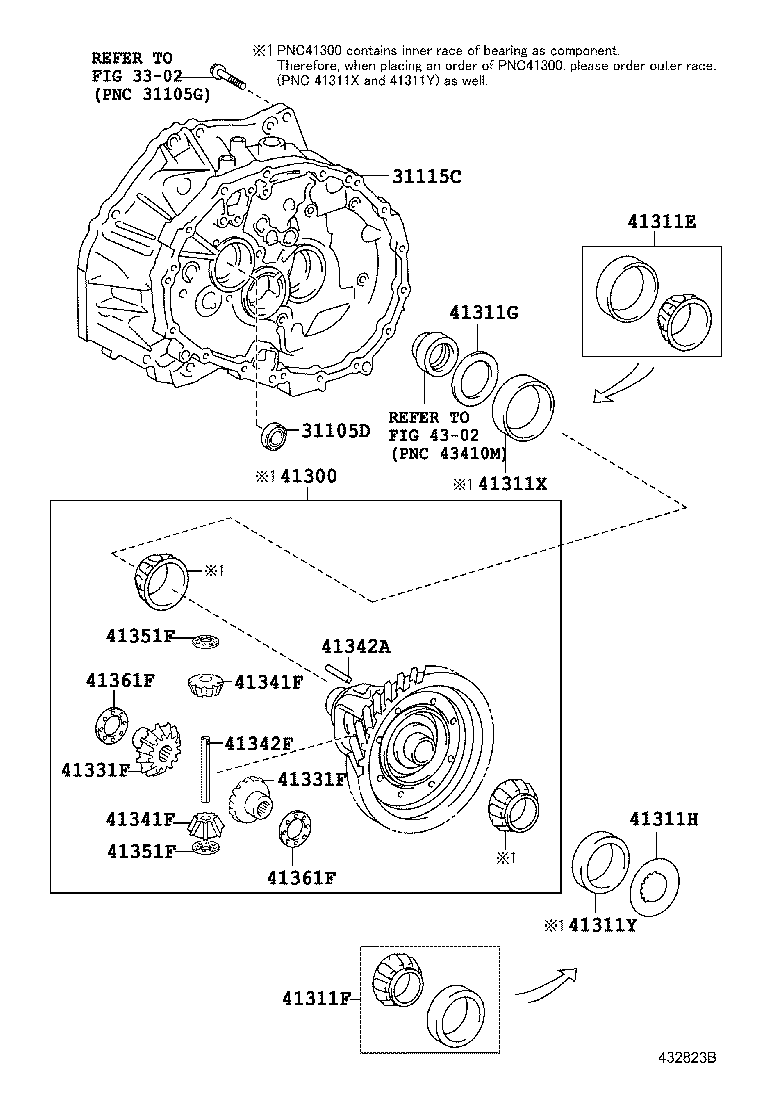 90311-23008 SEAL, OIL, NO.1(FOR FRONT TRANSAXLE CASE) product image