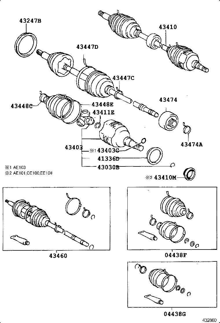 90311-34019 OIL SEAL, FRONT DRIVE SHAFT, RH product image