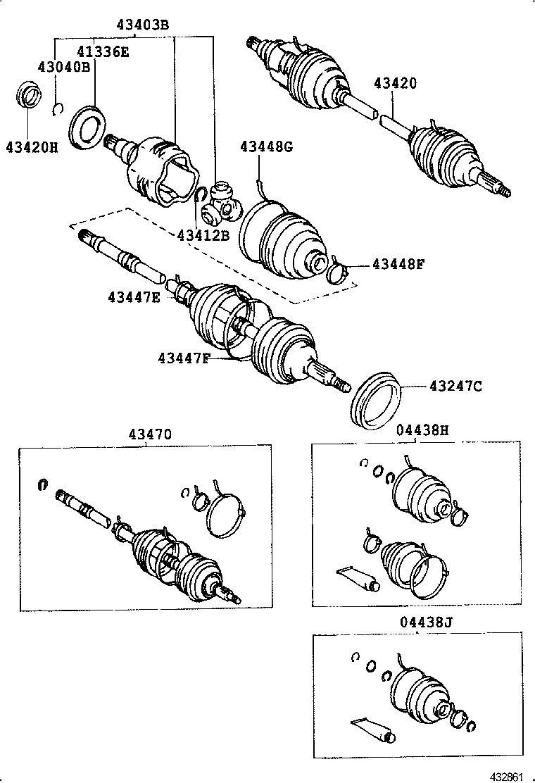 90311-34019 OIL SEAL, FRONT DRIVE SHAFT, RH product image