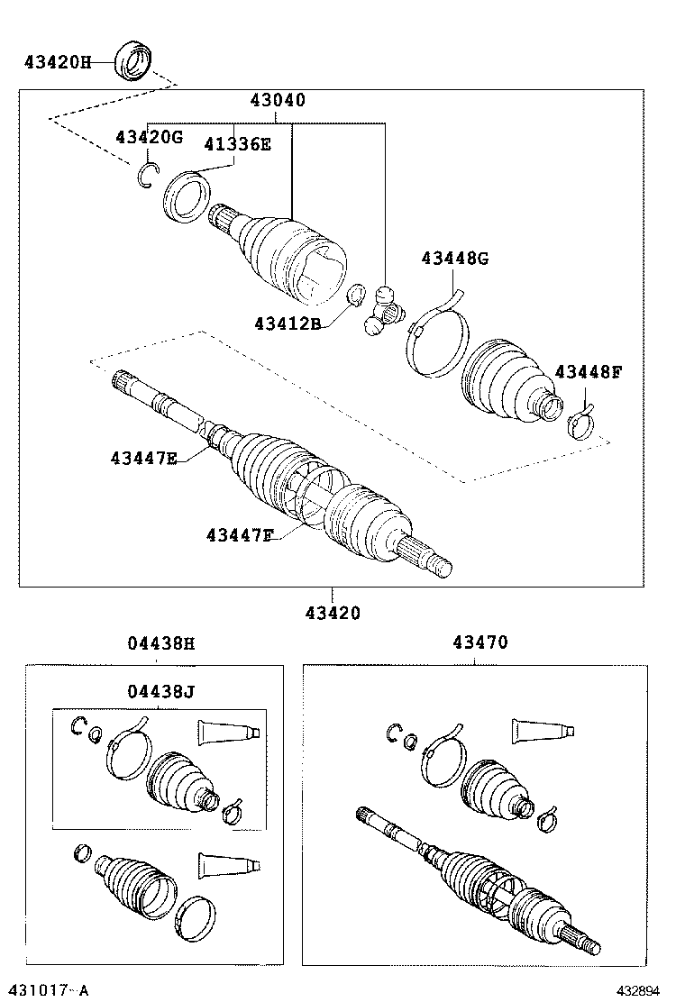 90311-34039 OIL SEAL, FRONT DRIVE SHAFT, RH product image
