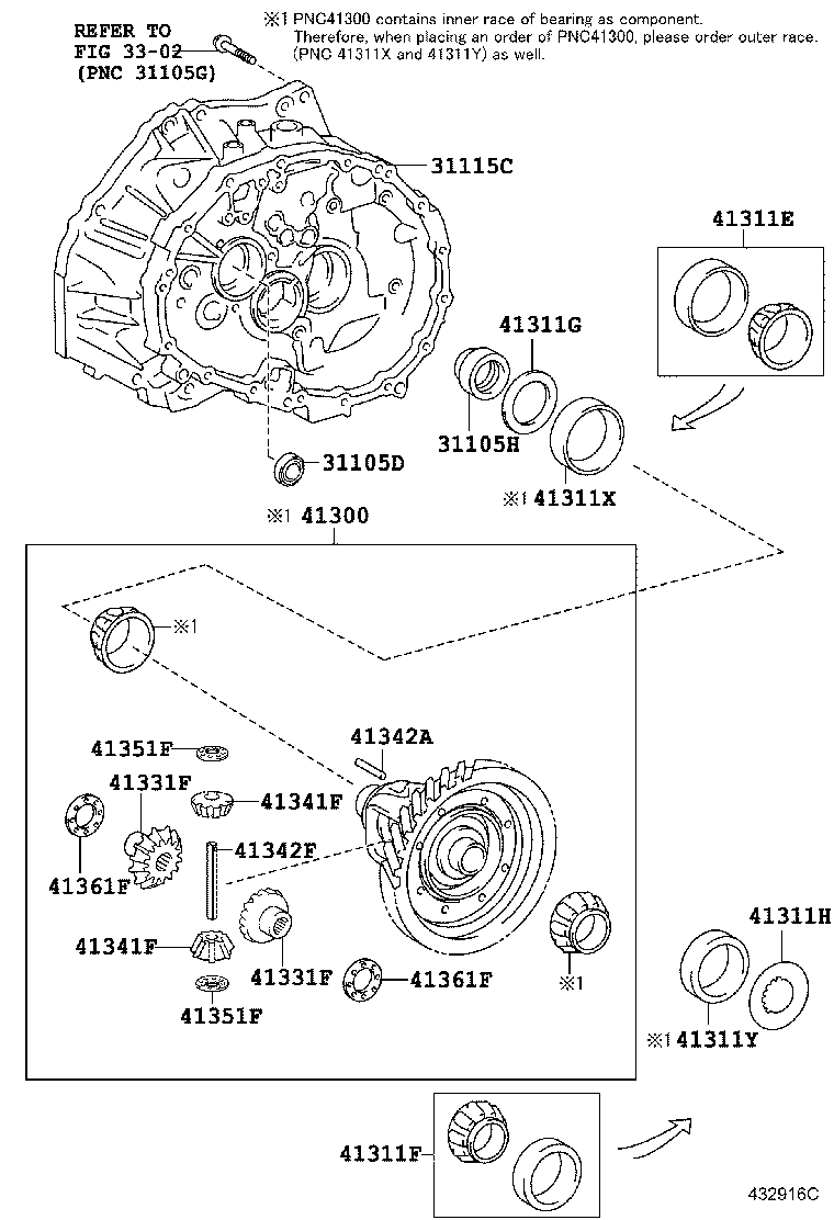 90311-34031 SEAL, OIL, NO.1(FOR FRONT TRANSAXLE CASE) product image