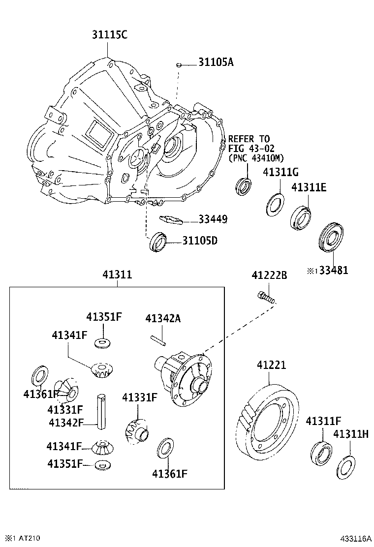 35105-21020 HOUSING, TRANSAXLE product image