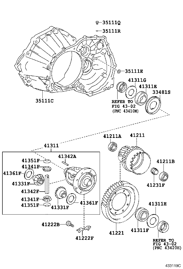 35105-21020 HOUSING, TRANSAXLE product image