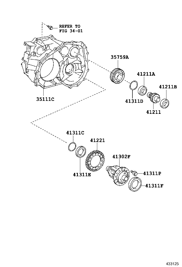 35105-44040 HOUSING, TRANSAXLE product image