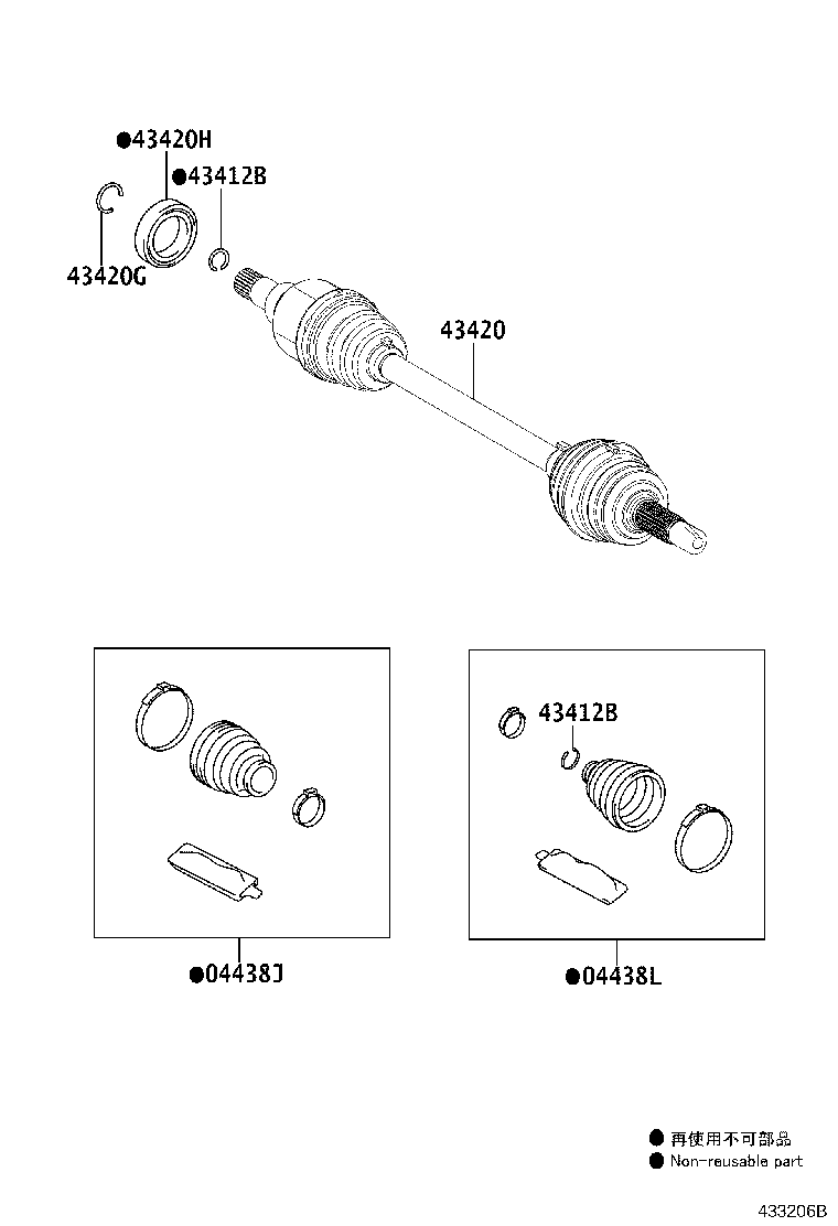 90311-W0025 OIL SEAL, FRONT DRIVE SHAFT, RH product image