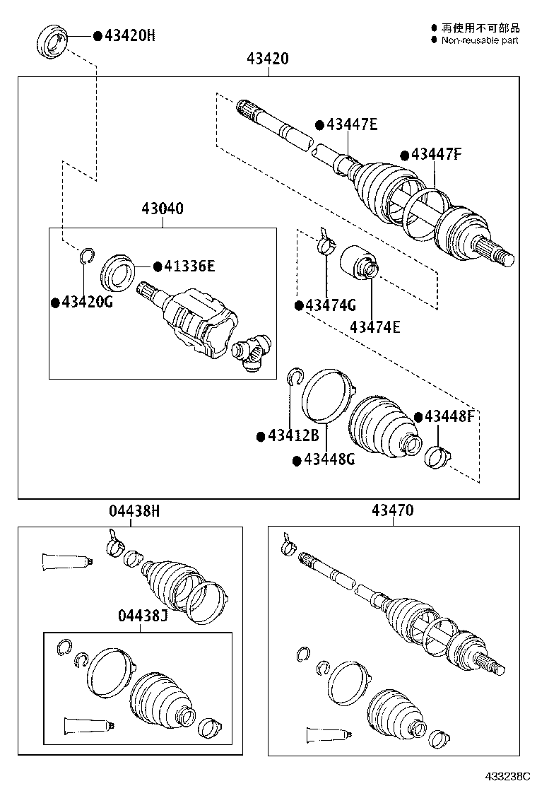 90311-35069 OIL SEAL, FRONT DRIVE SHAFT, RH product image