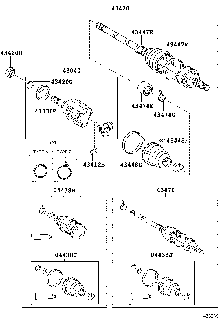 43457-42040 BRACKET, DRIVE SHAFT BEARING product image