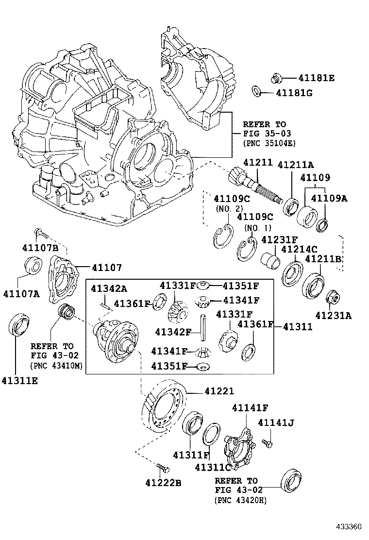 90311-54005 SEAL, OIL (FOR FRONT DIFFERENTIAL OIL SEAL RETAINER) product image