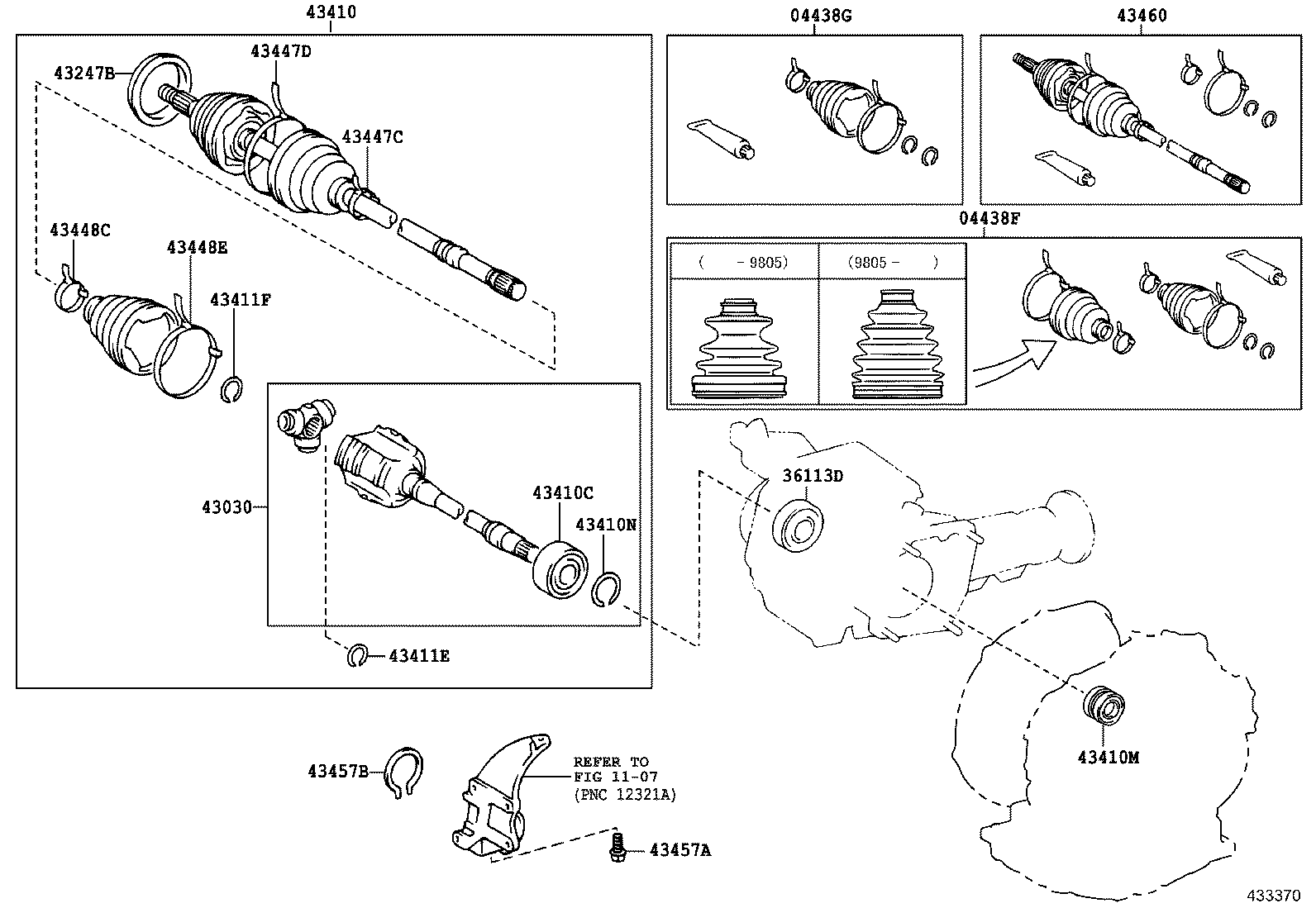 90311-50022 OIL SEAL, FRONT DRIVE SHAFT, LH product image