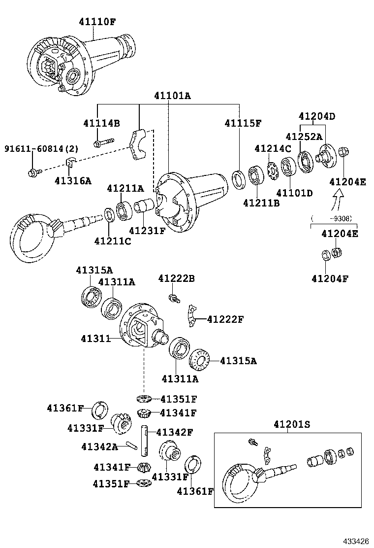 90310-35010 SEAL, TYPE T OIL (FOR FRONT DRIVE SHAFT) product image