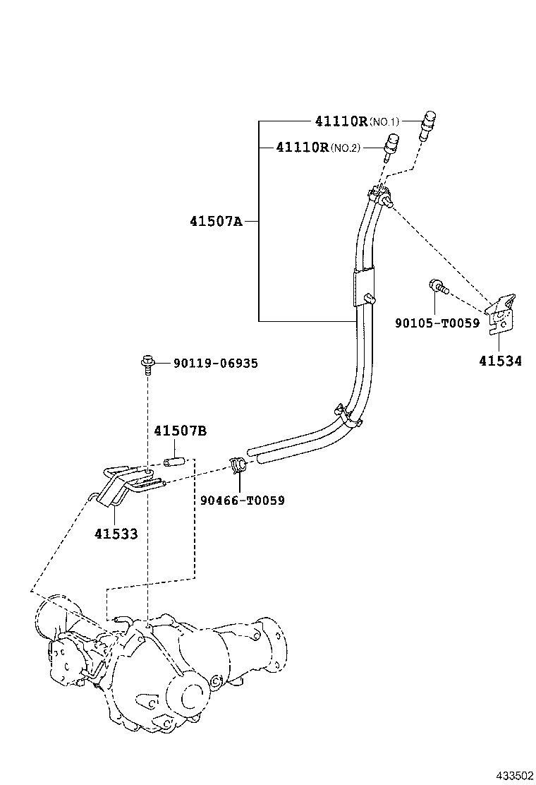 41110-71470 CARRIER ASSY, DIFFERENTIAL, FRONT product image