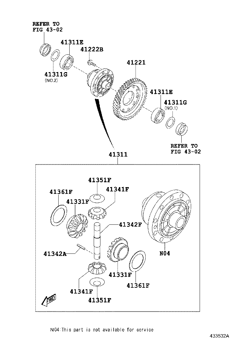 35705-WB003 PINION, DIFFERENTIAL DRIVE product image