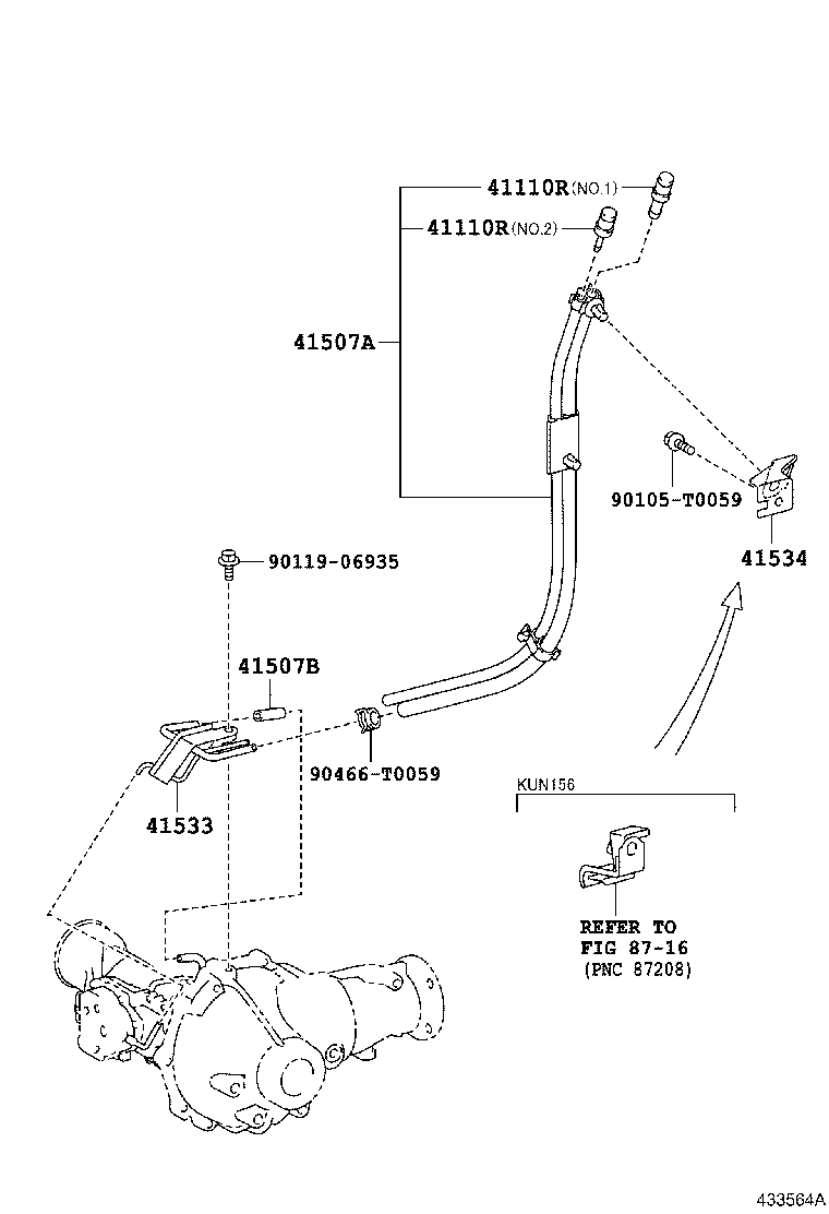 41110-71460 CARRIER ASSY, DIFFERENTIAL, FRONT product image