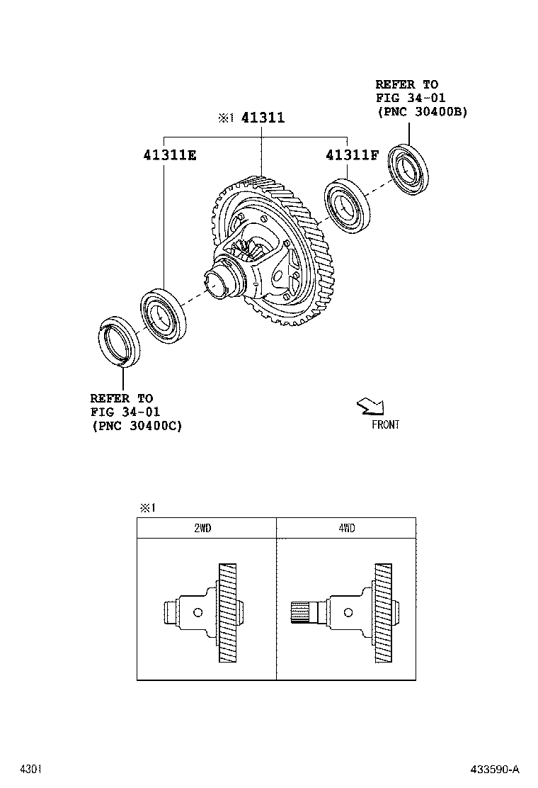 41310-B9131 CASE, FRONT DIFFERENTIAL product image