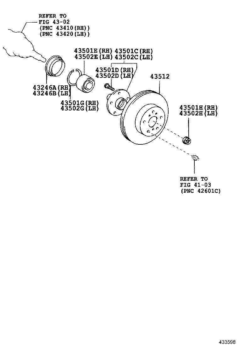 43512-08030 DISC, FRONT product image