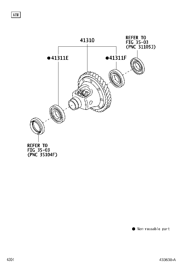 41310-B1140 CASE ASSY, DIFFERENTIAL product image