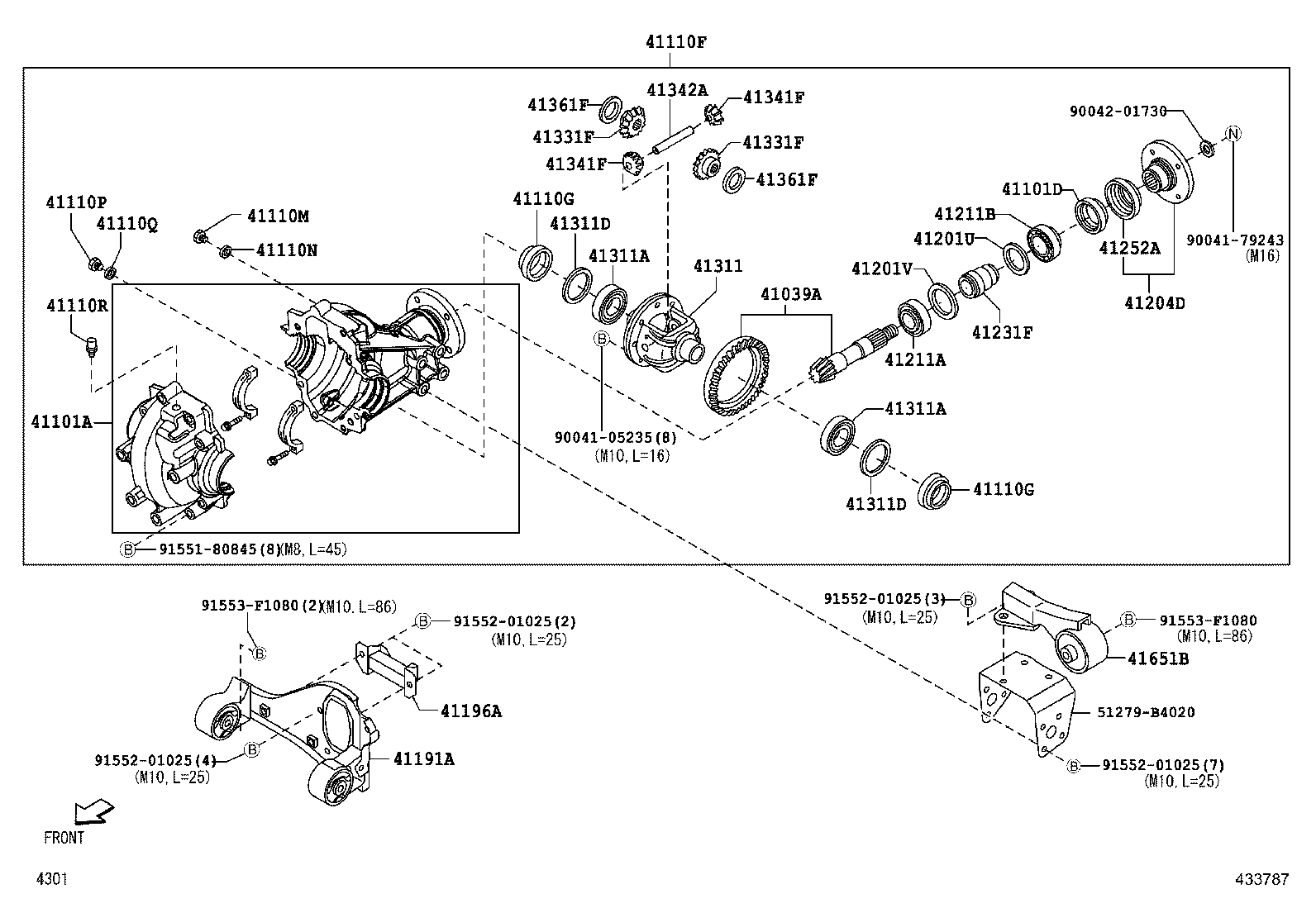 90045-64600 SHIM (FOR FRONT DIFFERENTIAL CASE FRONT) product image