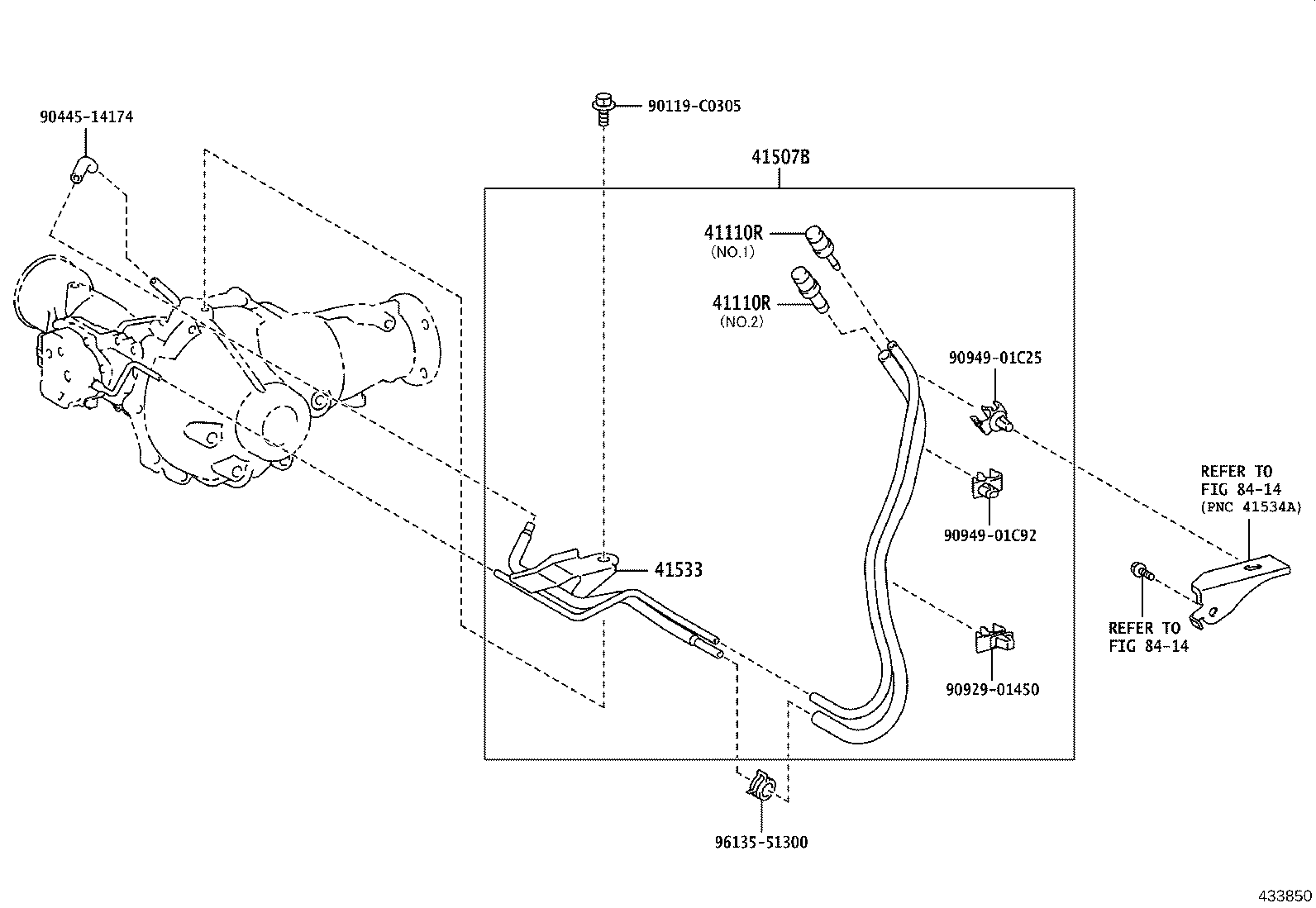 41110-3D461 CARRIER ASSY, DIFFERENTIAL, FRONT product image