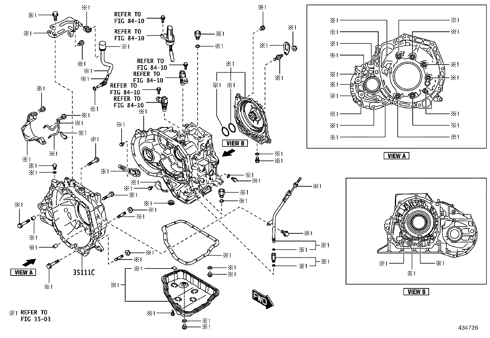 41301-WC003 CASE, FRONT DIFFERENTIAL product image