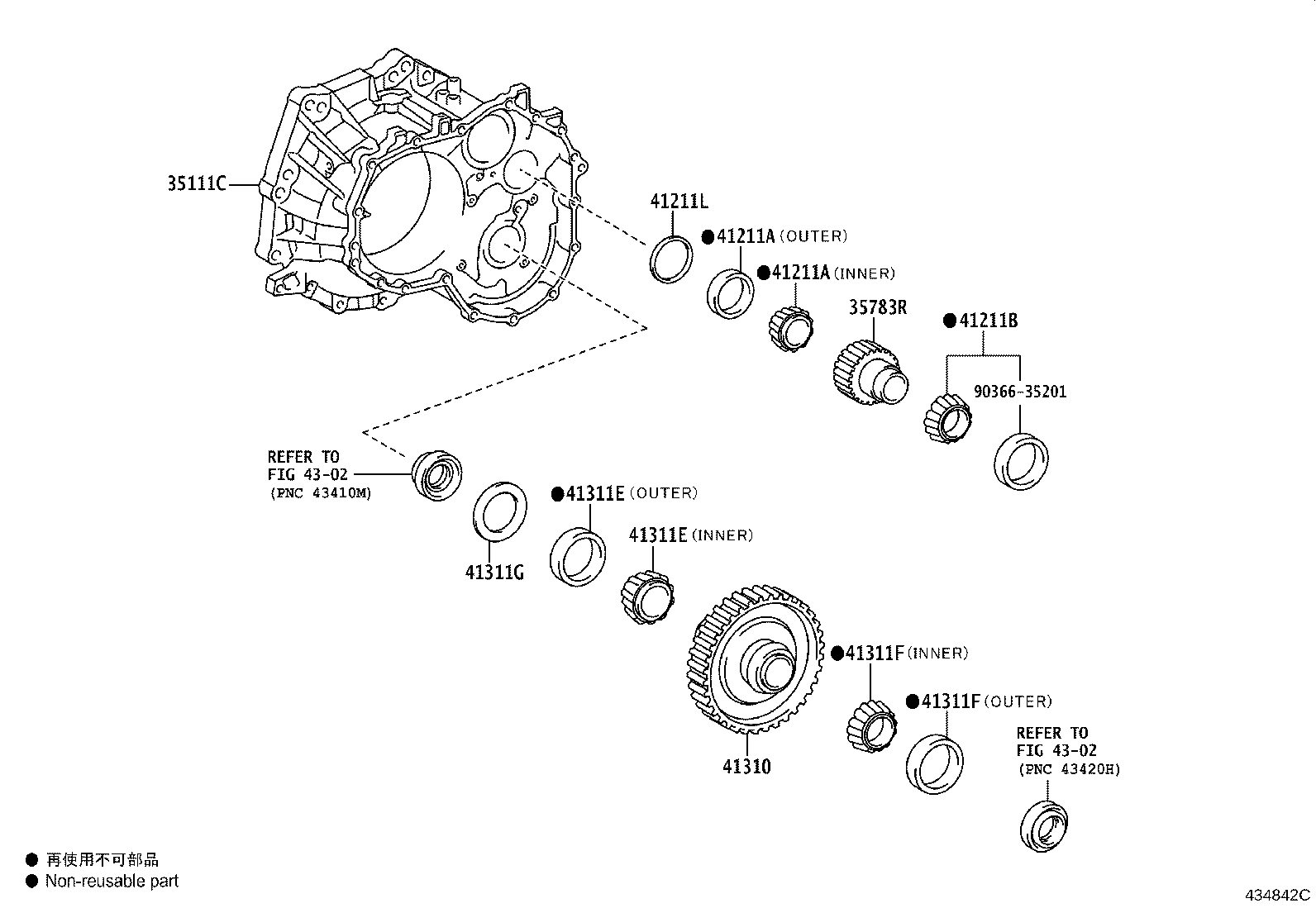 31115-0D141 CASE, FRONT TRANSAXLE(MTM) product image