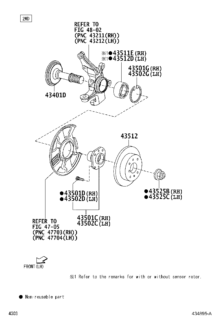 43512-87402 DISC, FRONT product image