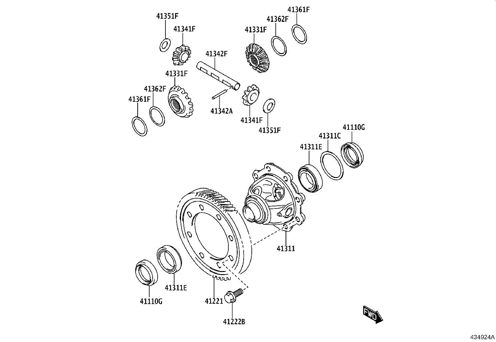 31115-WC014 CASE, FRONT TRANSAXLE(MTM) product image