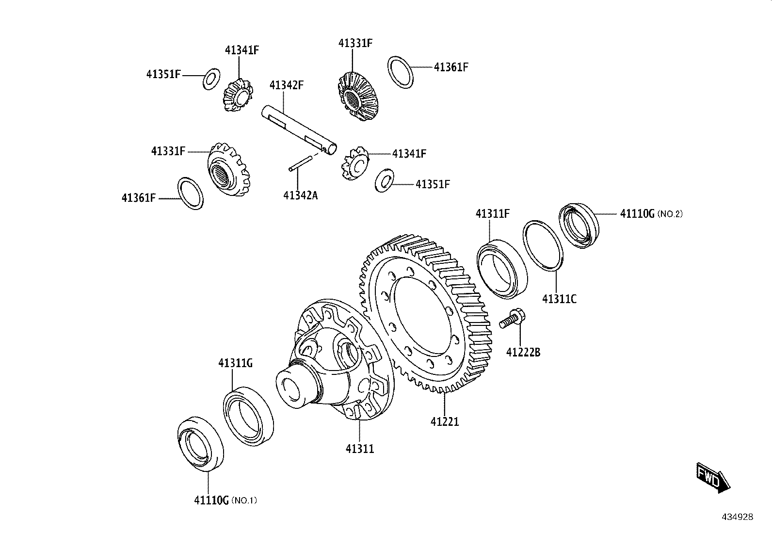 33111-WC014 CASE, FRONT TRANSAXLE(MTM) product image