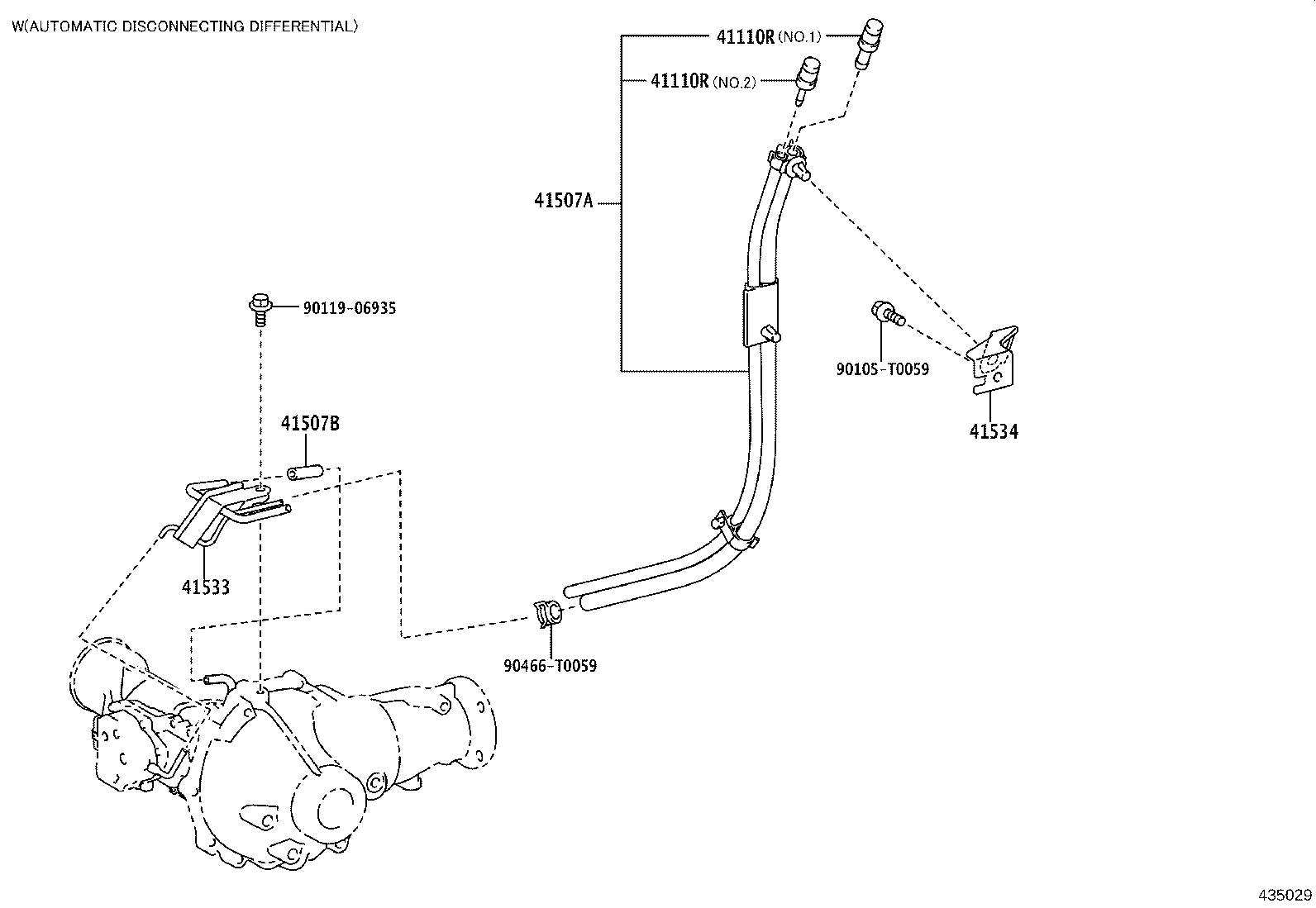 41110-0KA41 CARRIER ASSY, DIFFERENTIAL, FRONT product image