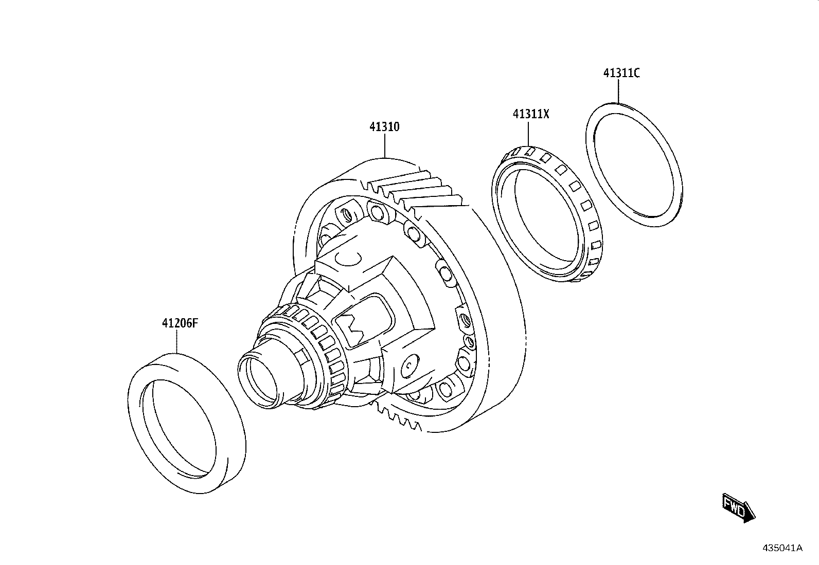90118-WCK75 SEAL, OIL (FOR TRANSAXLE HOUSING) product image