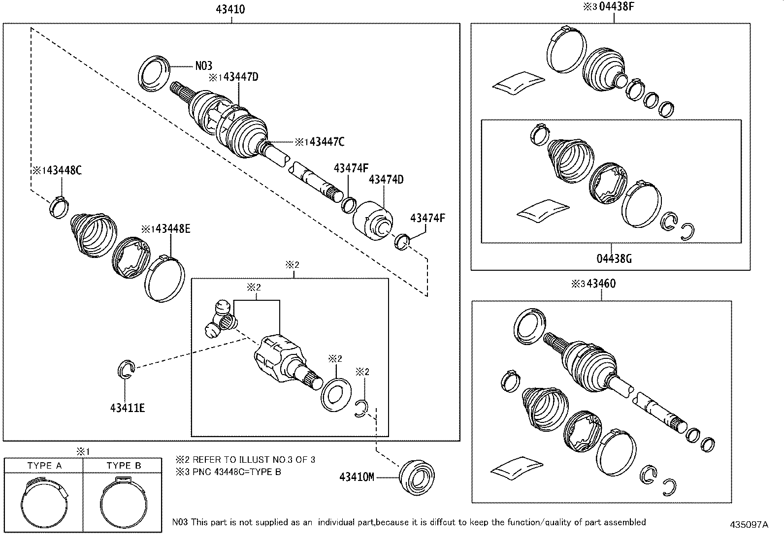 90311-C0045 OIL SEAL, FRONT DRIVE SHAFT, LH product image