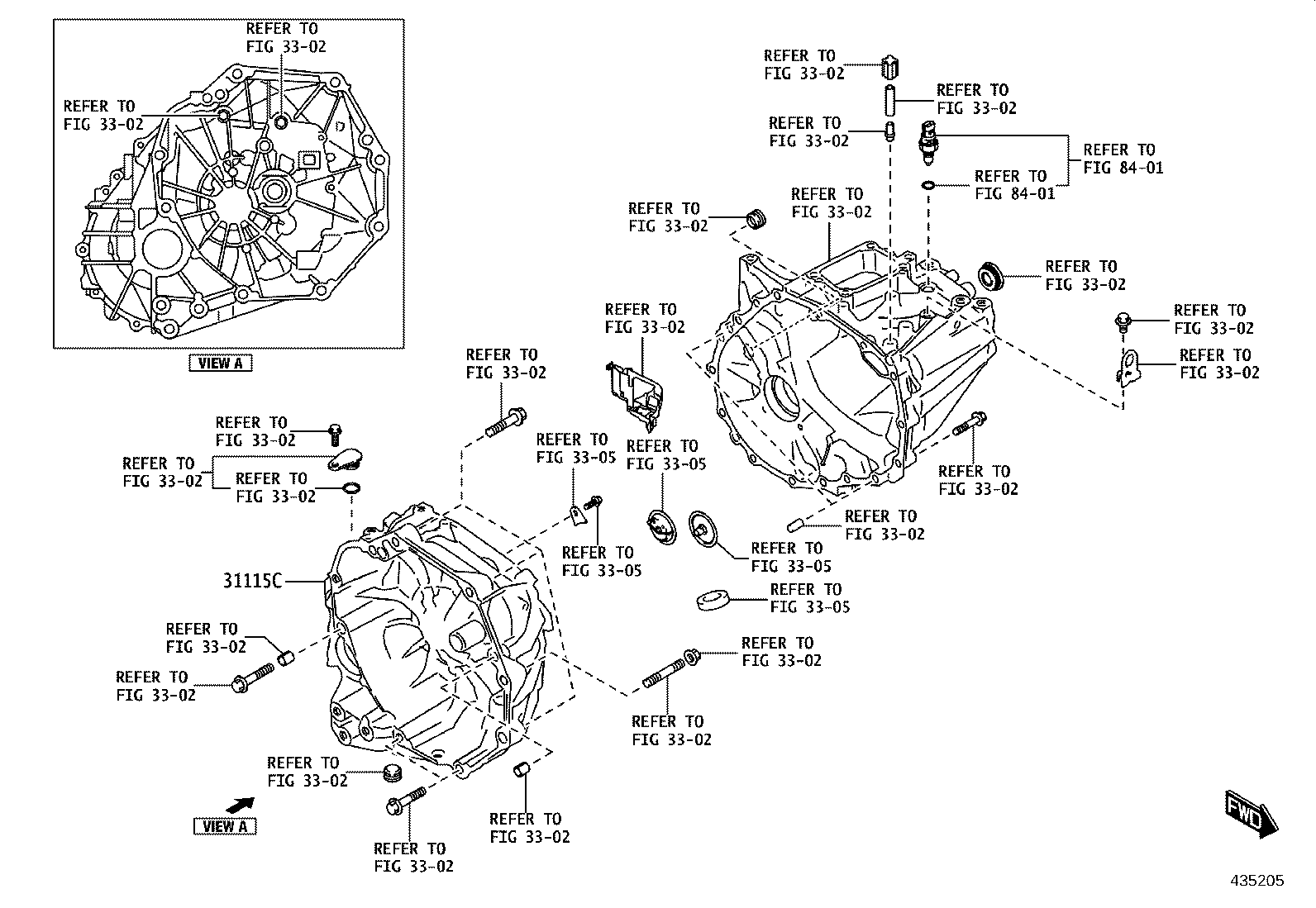 31115-WC008 CASE, FRONT TRANSAXLE(MTM) product image
