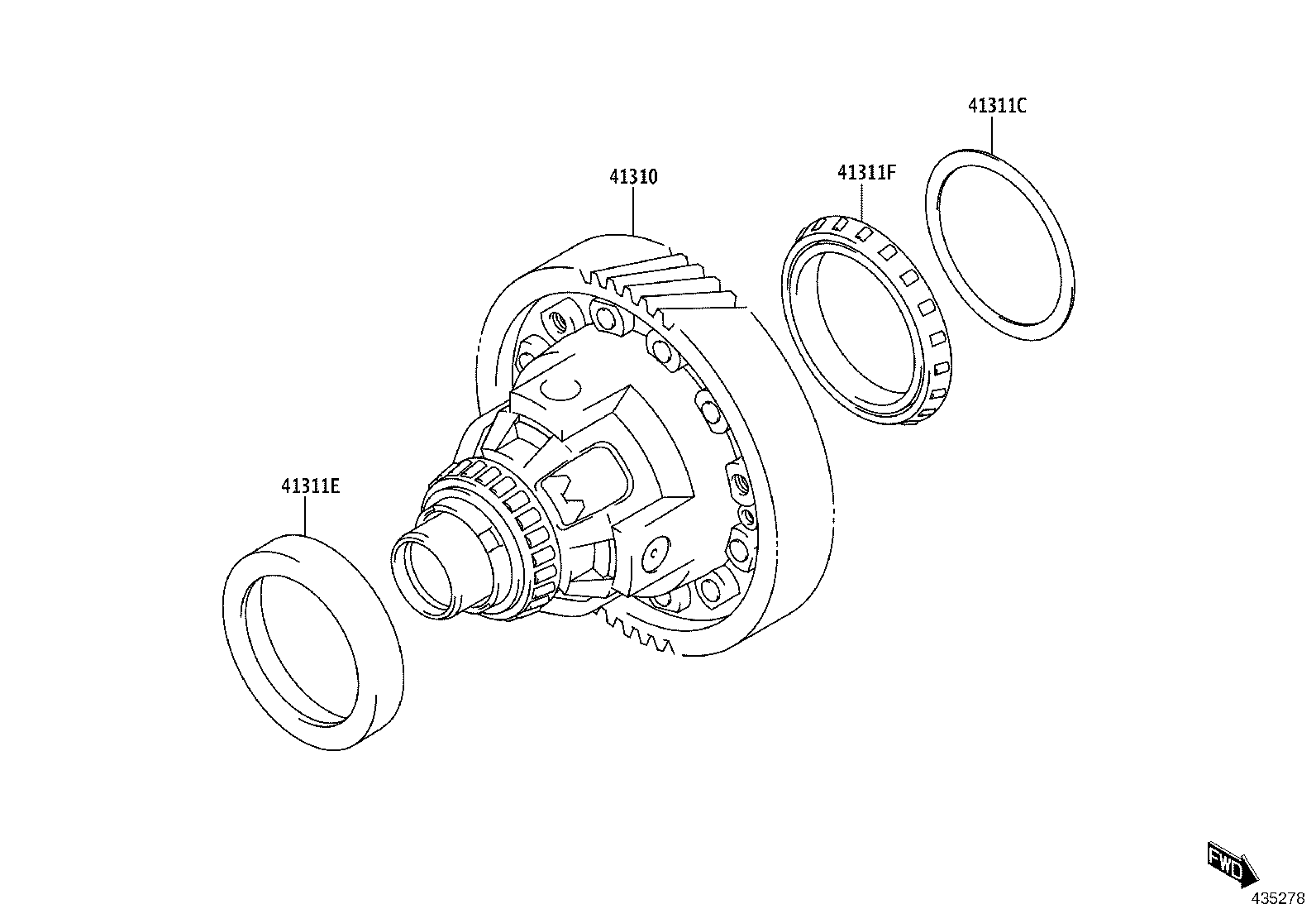 31115-WC011 HOUSING, TRANSAXLE product image