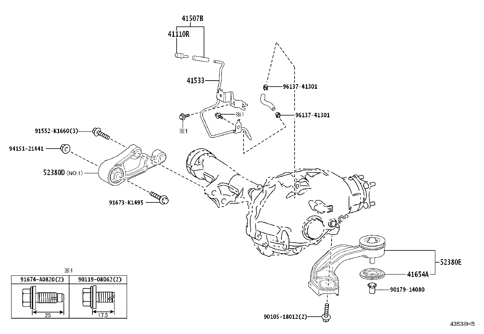 41110-60D90 CARRIER ASSY, DIFFERENTIAL, FRONT product image