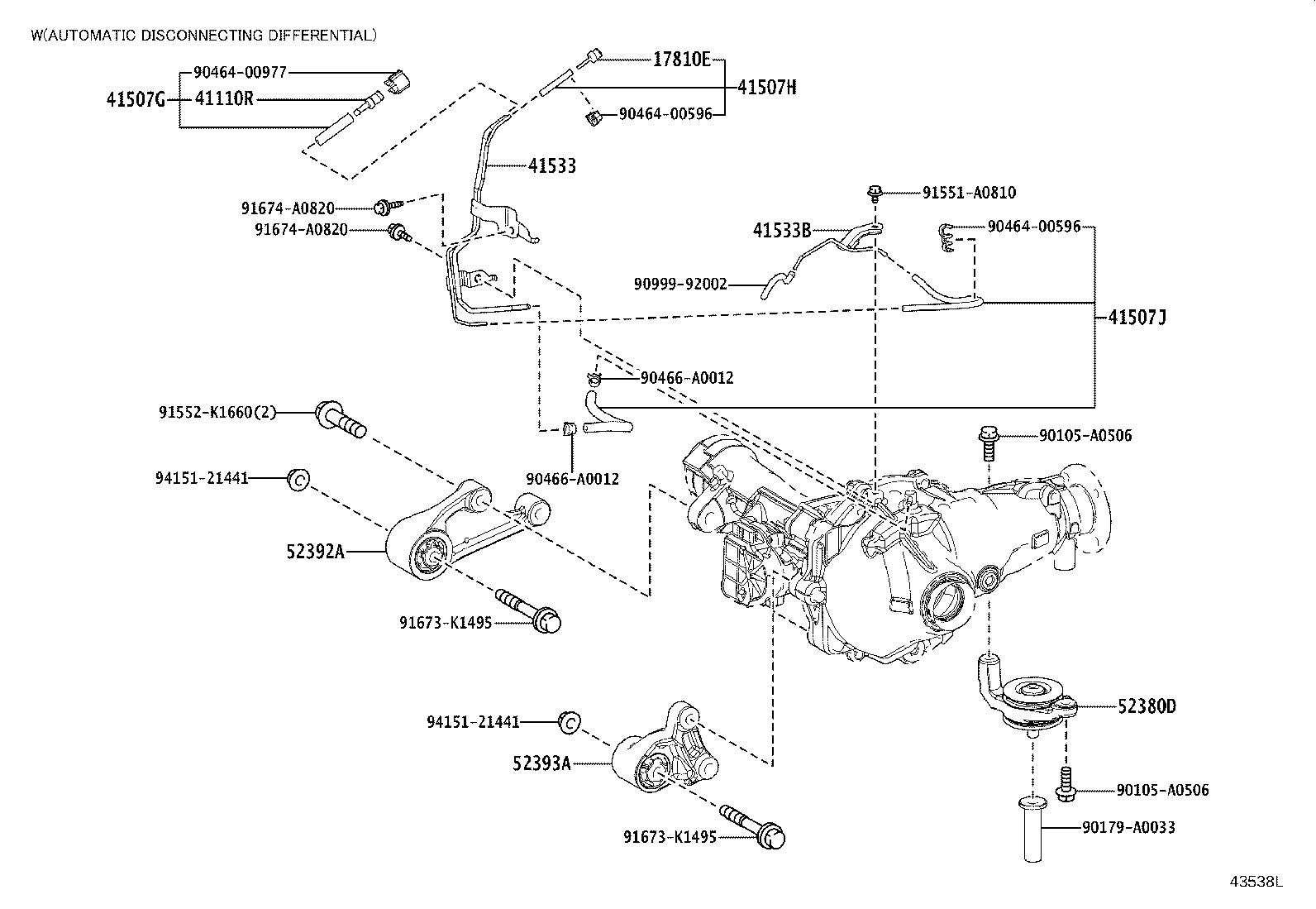 41110-35E80 CARRIER ASSY, DIFFERENTIAL, FRONT product image