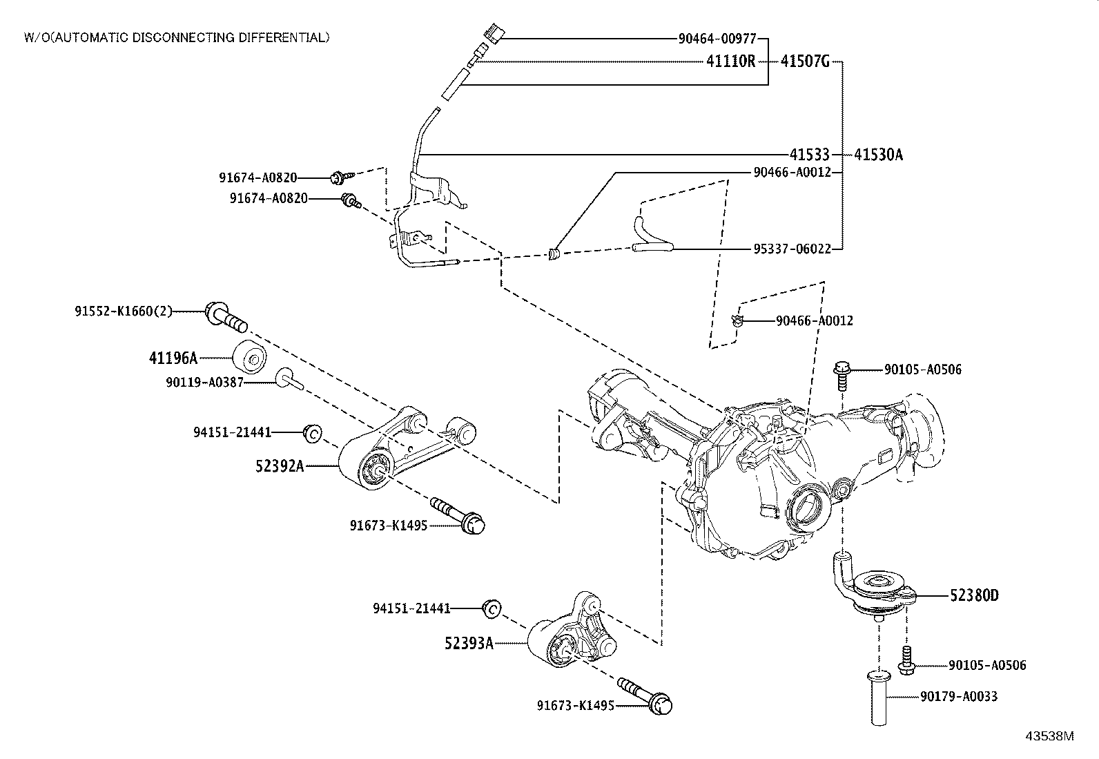 41110-35E80 CARRIER ASSY, DIFFERENTIAL, FRONT product image