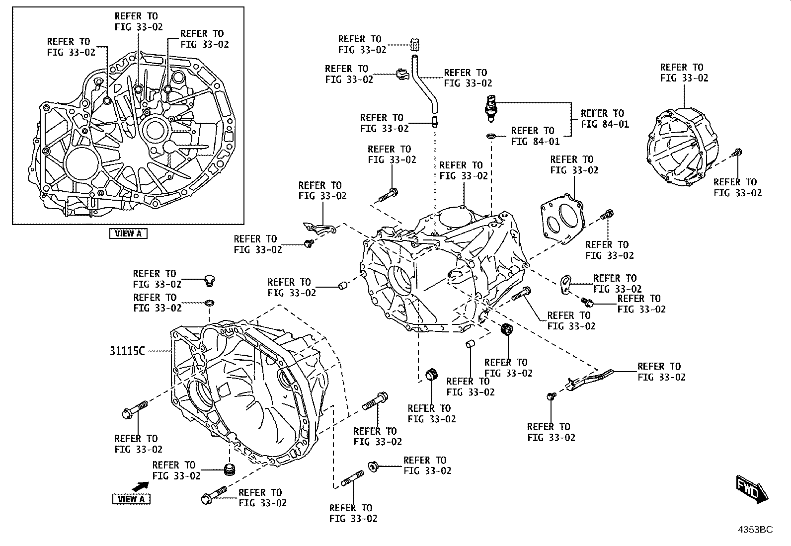 31115-WC012 CASE, FRONT TRANSAXLE(MTM) product image