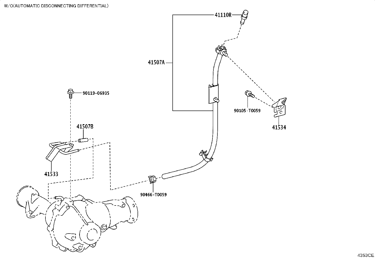 41110-0KB11 CARRIER ASSY, DIFFERENTIAL, FRONT product image