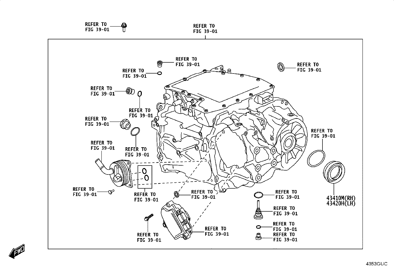 04437-WC031 BOOT KIT, FRONT DRIVE SHAFT INBOARD JOINT, RH product image