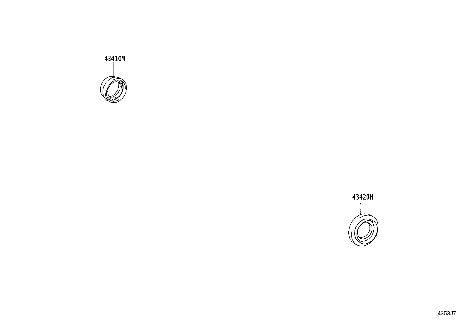 04427-WC026 BOOT KIT, FRONT DRIVE SHAFT, IN & OUTBOARD, RH product image