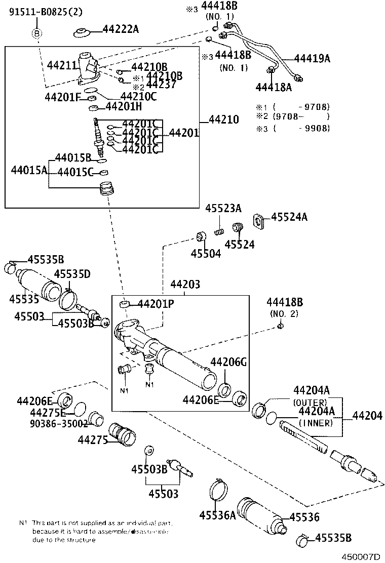 44211-35040 HOUSING, CONTROL VALVE product image