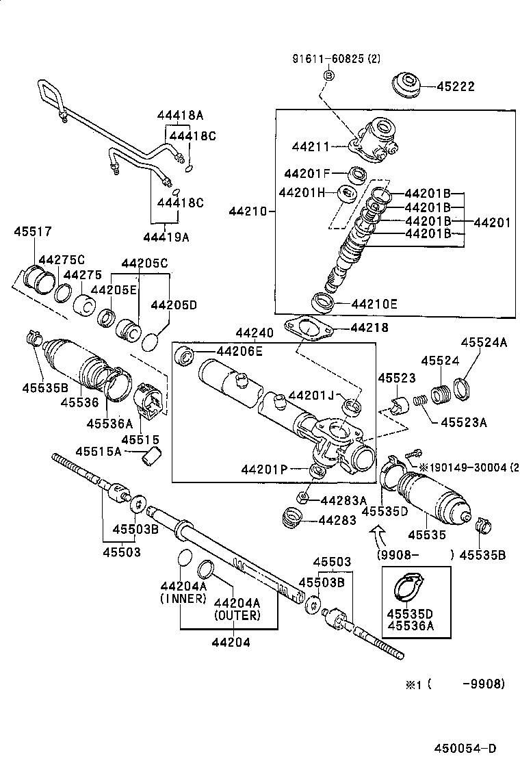 44210-33182 VALVE ASSY, POWER STEERING CONTROL product image