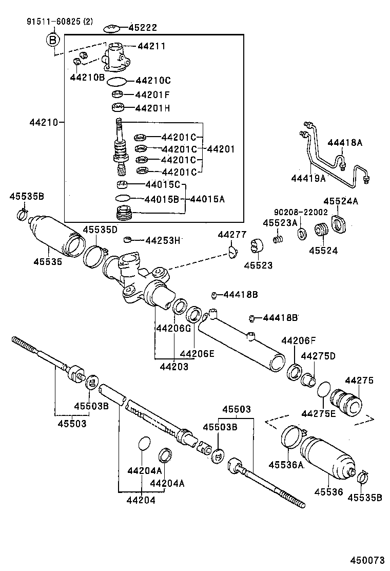 44210-20480 VALVE ASSY, POWER STEERING CONTROL product image