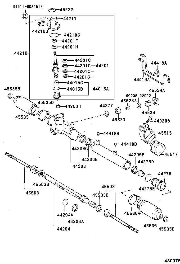 44211-20190 HOUSING, CONTROL VALVE product image