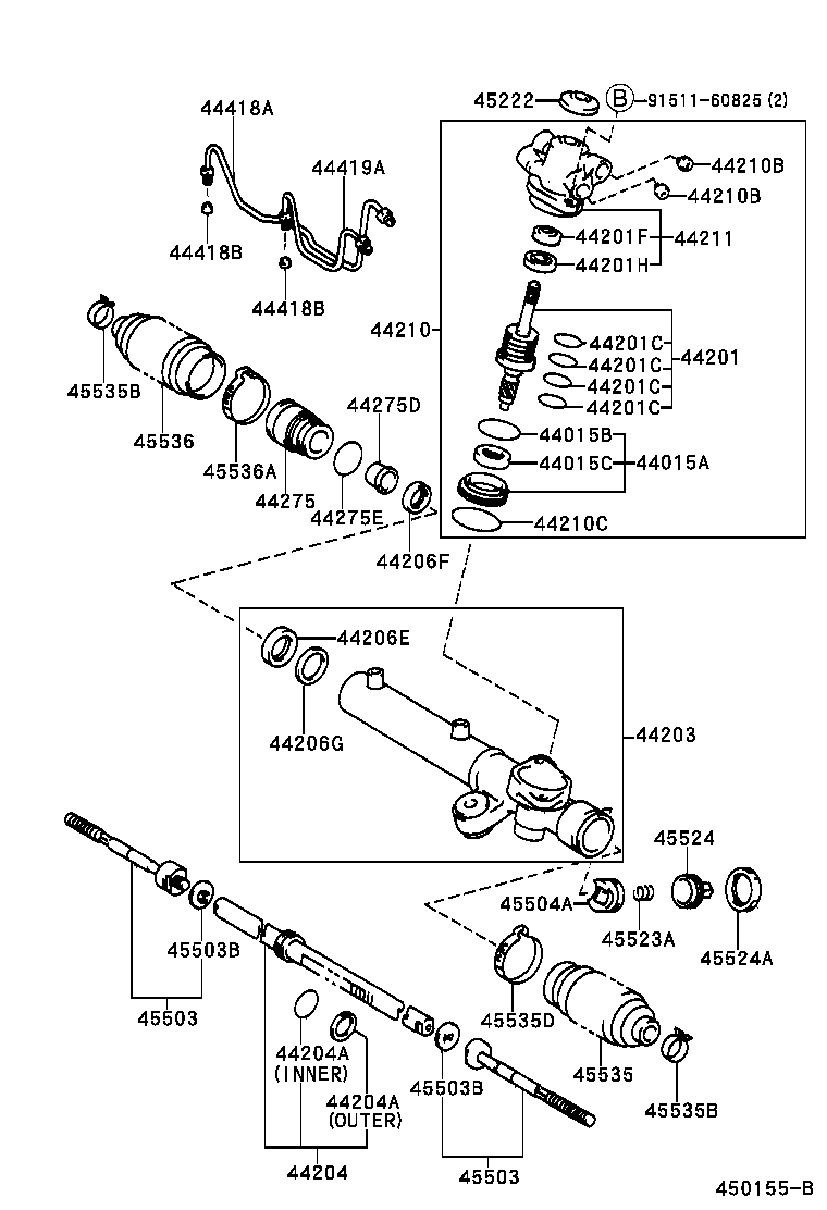 44210-44040 VALVE ASSY, POWER STEERING CONTROL product image
