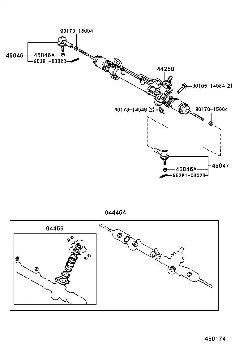 44210-33182 VALVE ASSY, POWER STEERING CONTROL product image