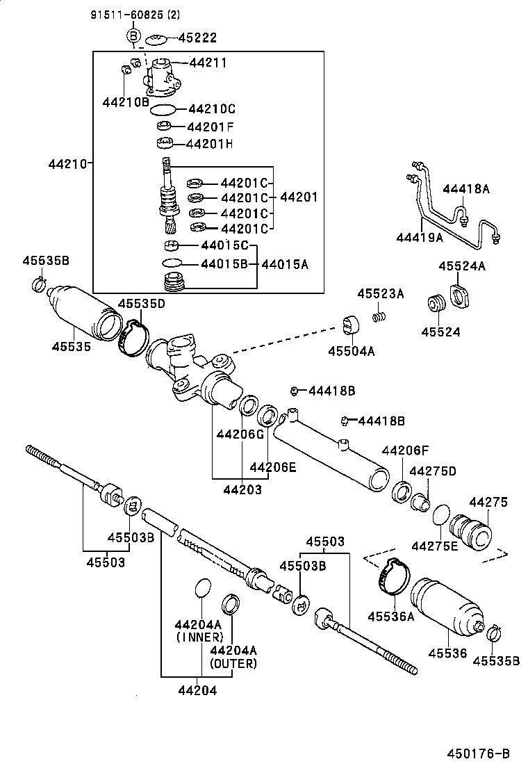 44210-44040 VALVE ASSY, POWER STEERING CONTROL product image