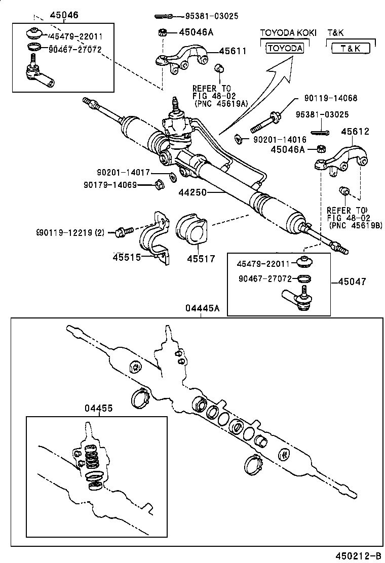 45046-09090 END SUB-ASSY, TIE ROD, RH product image