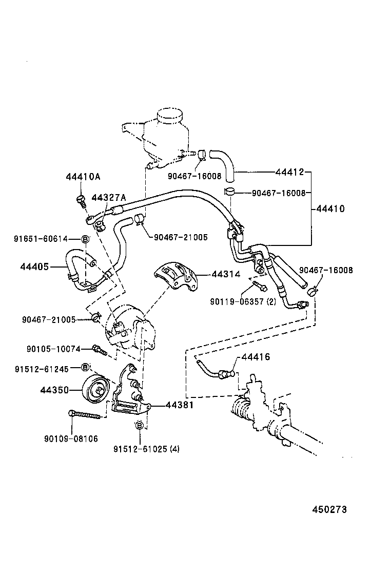 44040-12121 TUBE ASSY, PRESSURE FEED product image
